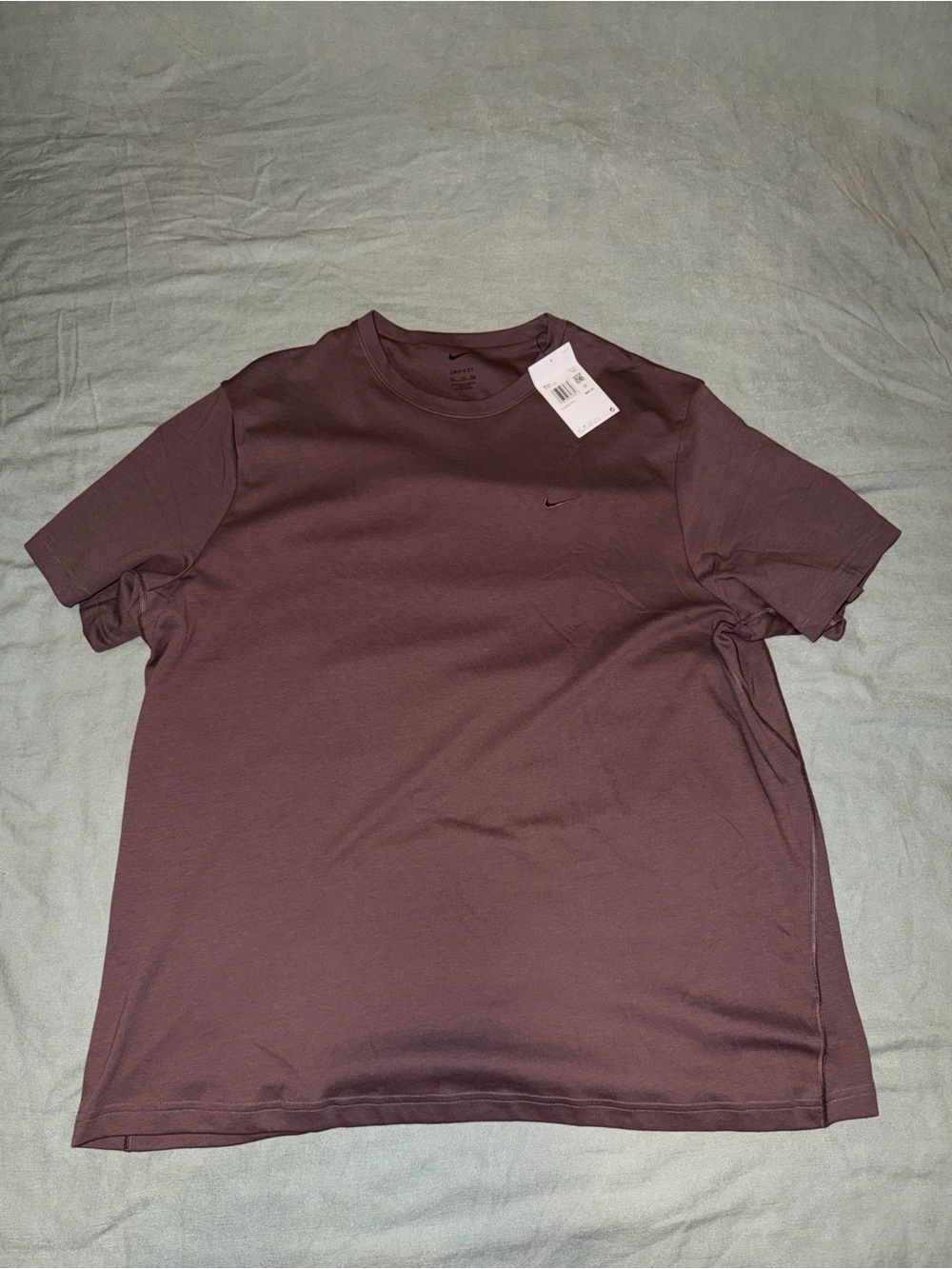 Nike Men’s Dri-Fit Short-Sleeve Crew T-Shirt - Burgundy